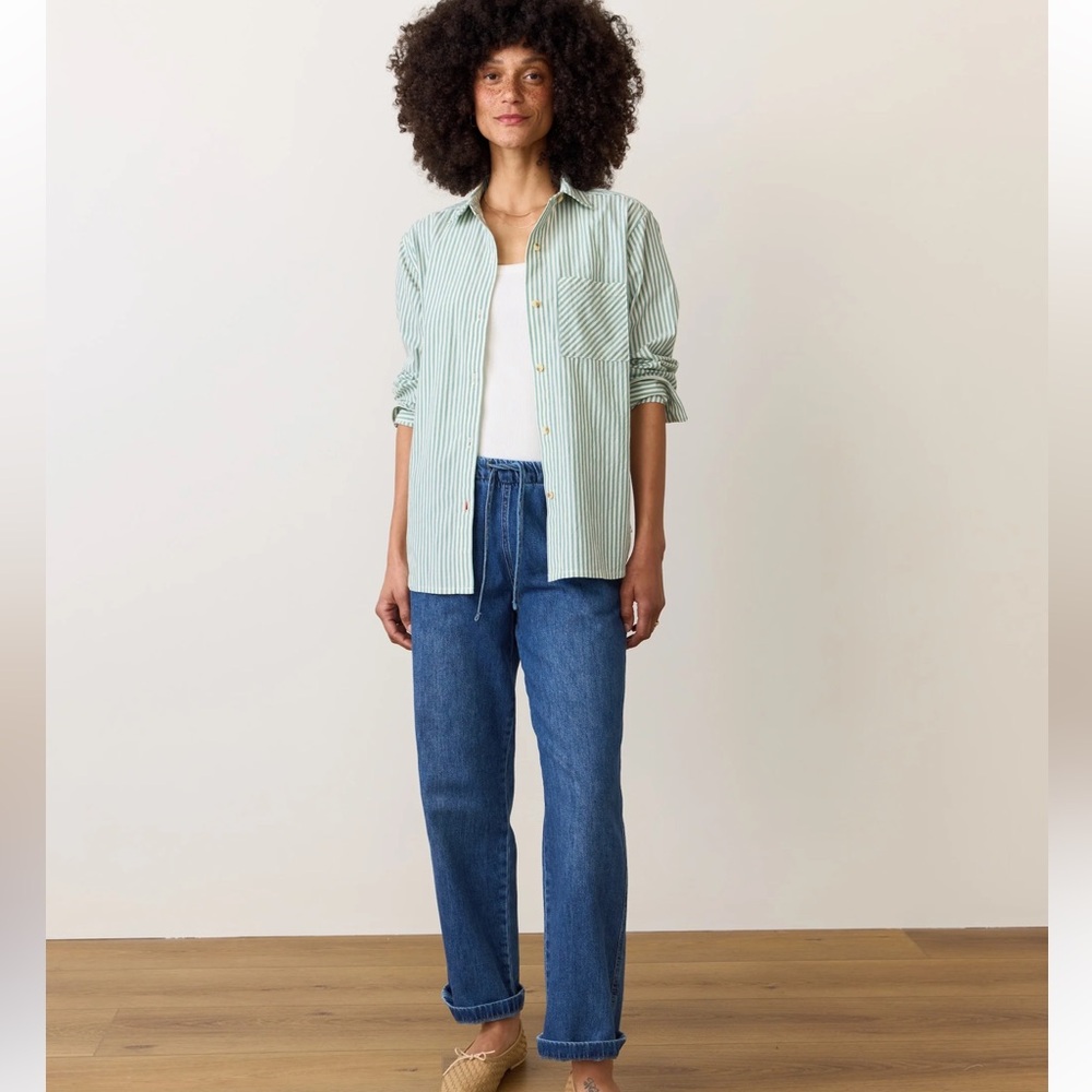 NWT Marine Layer Drawstring Denim Jeans XS